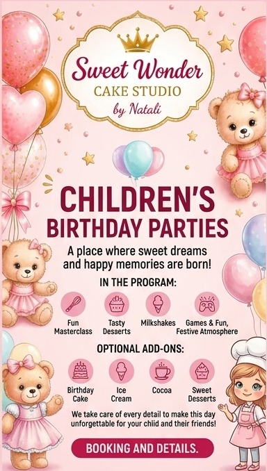 Children's birthday parties