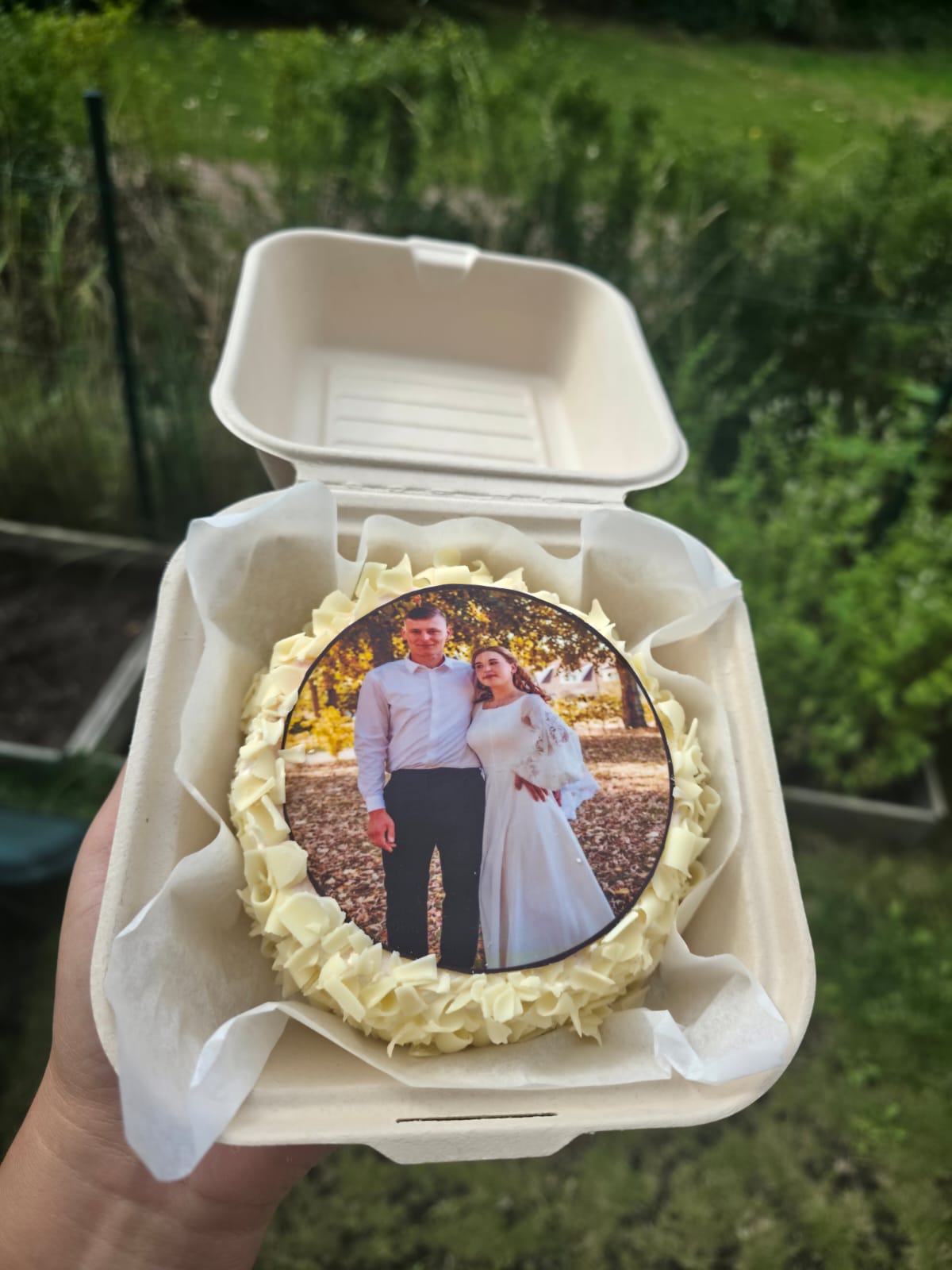 Photo Print Bento Cake