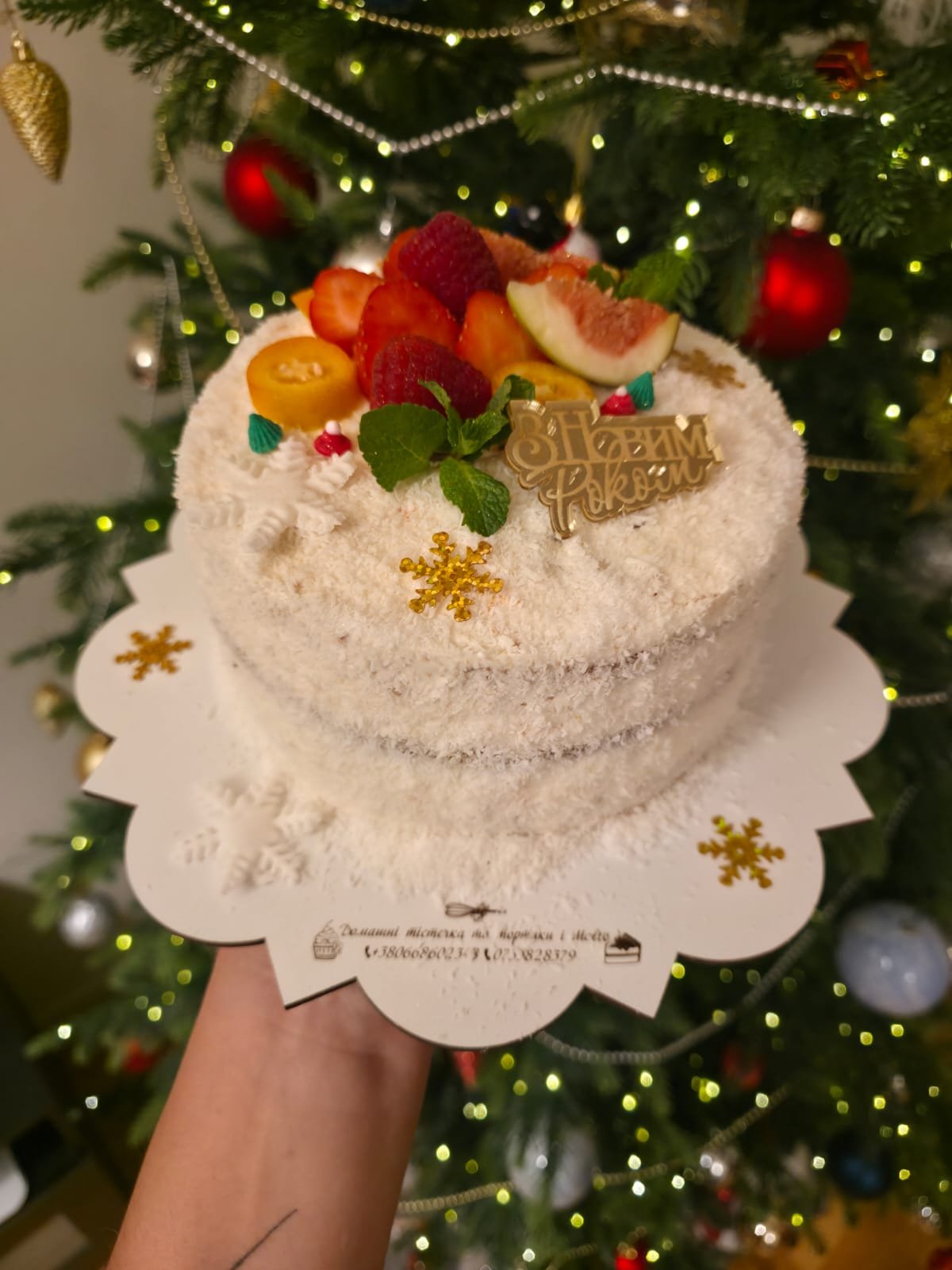 Coconut New Year Cake
