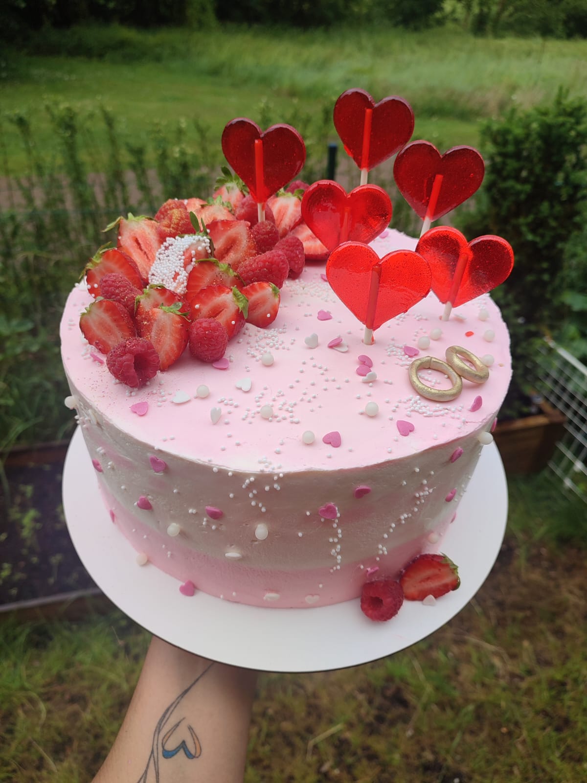 Heart Lollipop Cake