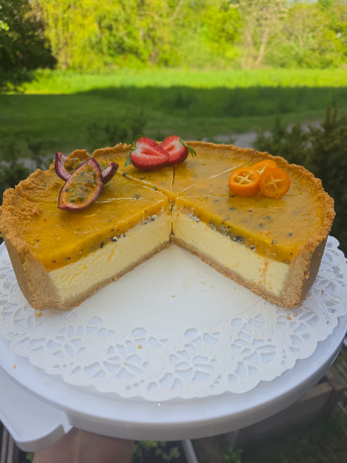 Passion Fruit Cheesecake