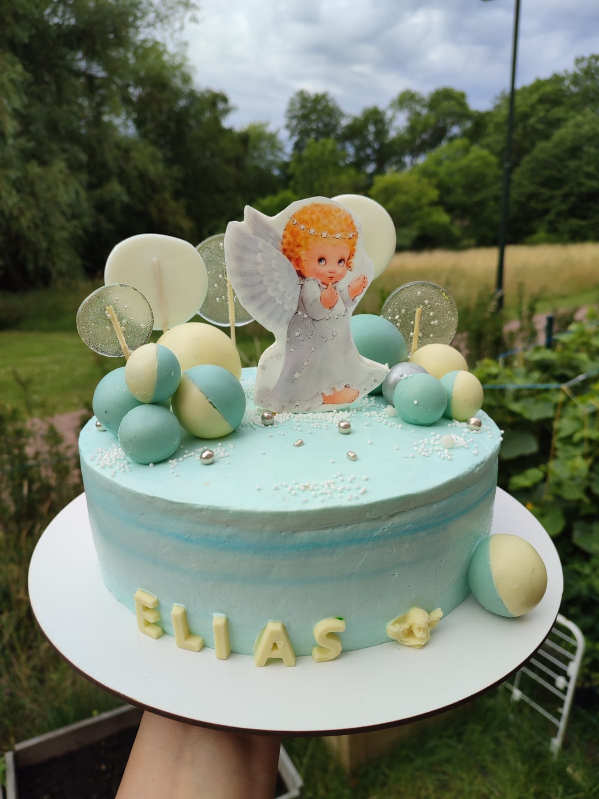 Blue Angel Cake