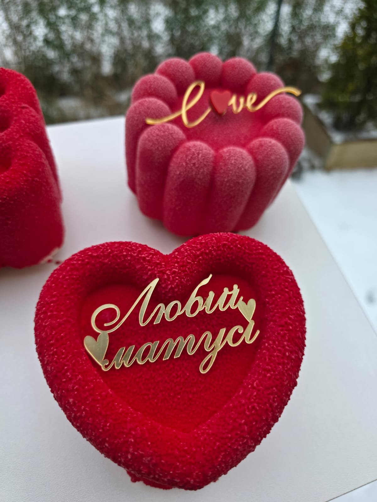 Red Velvet Mousse Duo