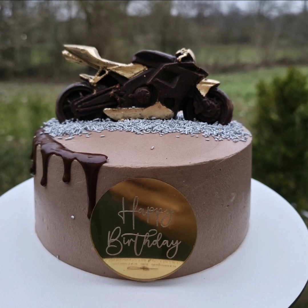 Chocolate Motorbike Cake