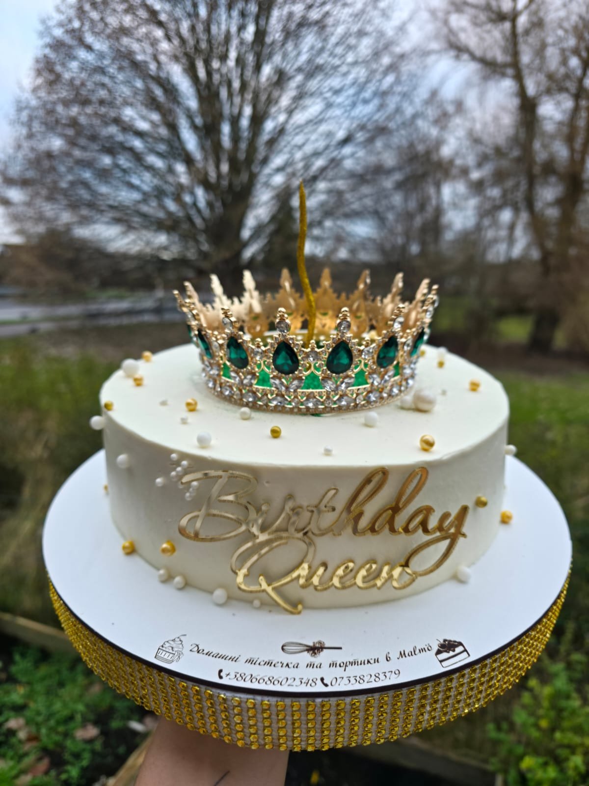 Birthday Queen Crown Cake