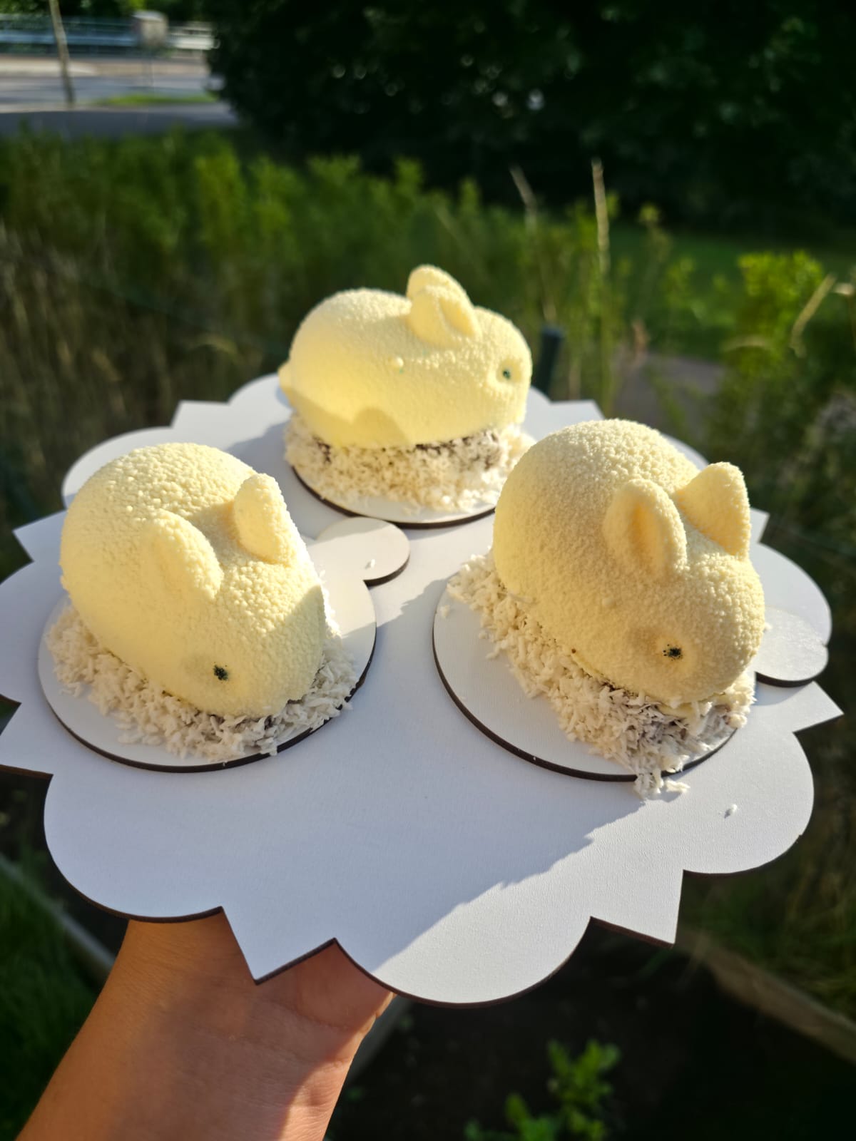 Yellow Bunny Mousse Cakes