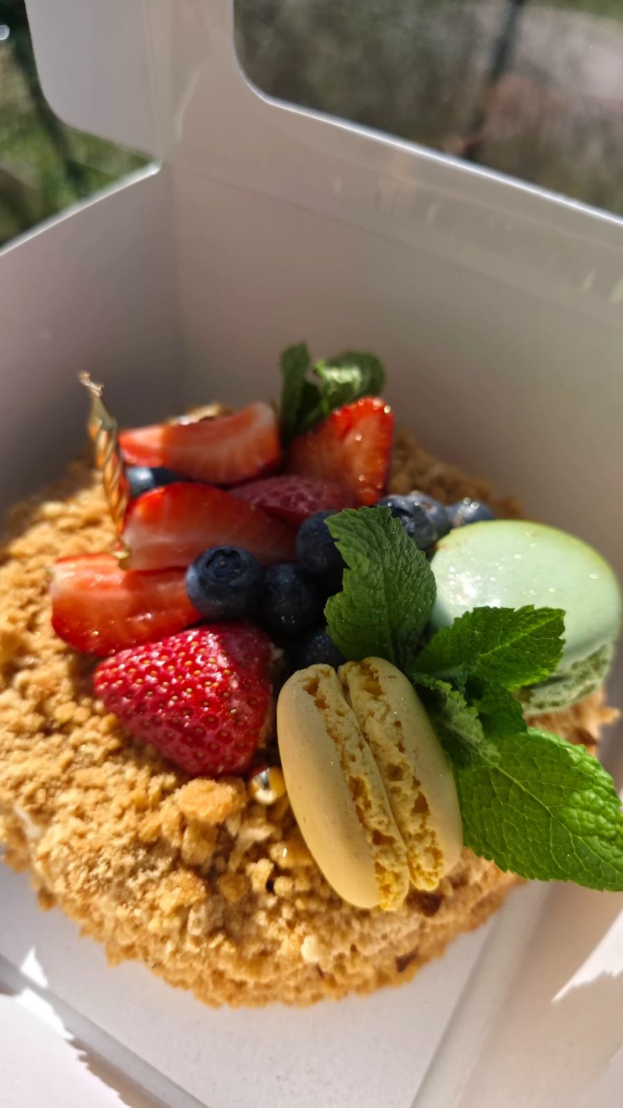 Napoleon Bento with Berries