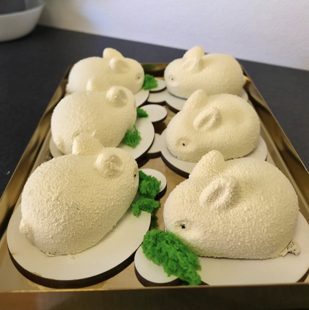 Bunny Mousse Cakes