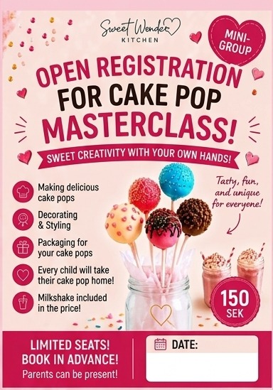 Cake pops masterclass