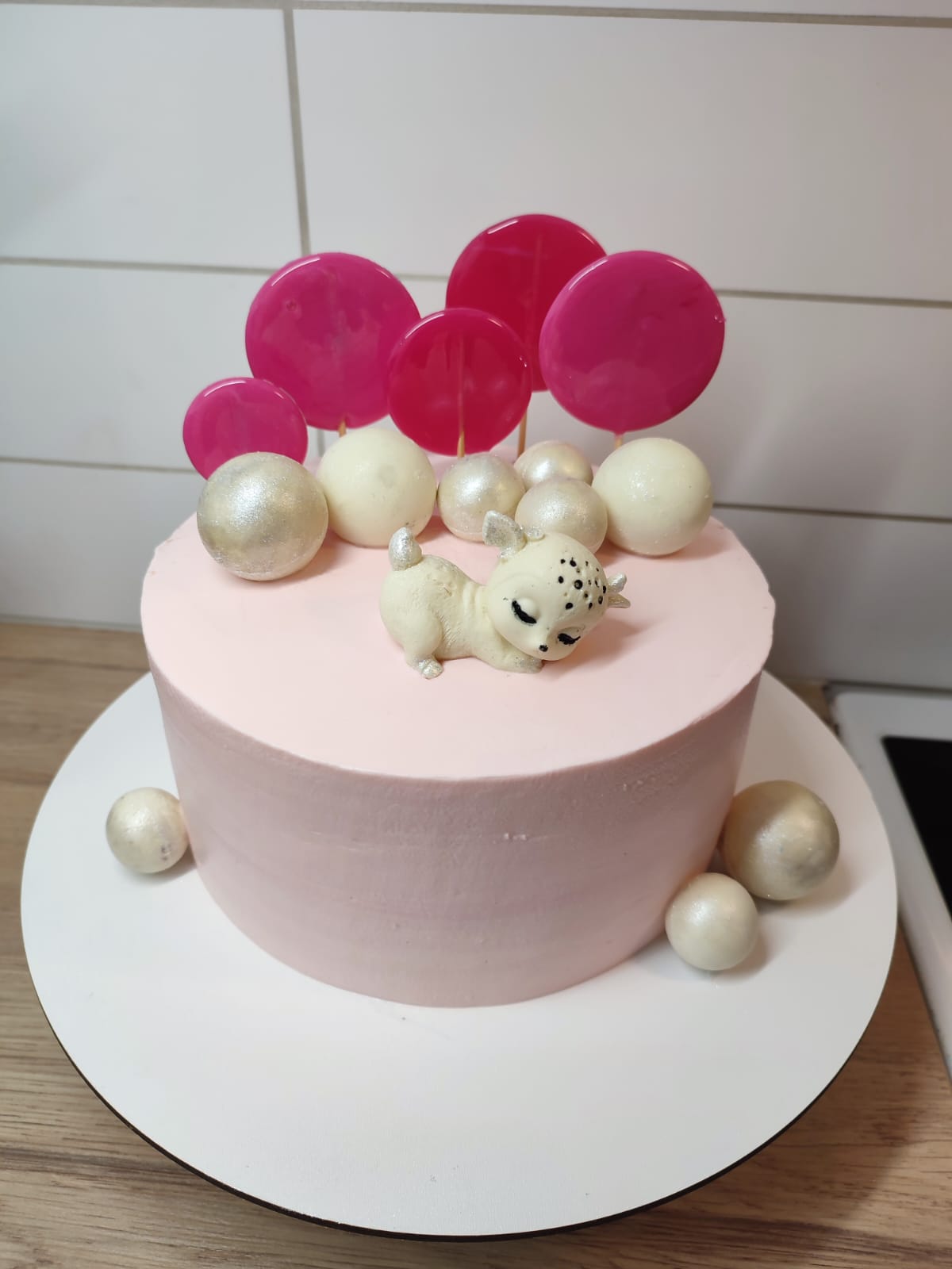 Pink Deer Cake