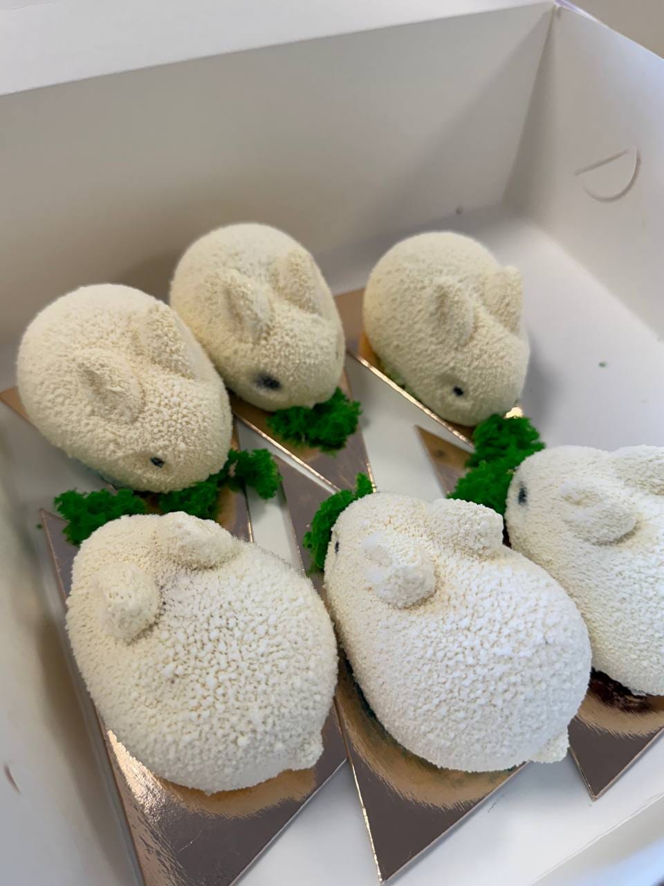 White Bunny Mousse Set