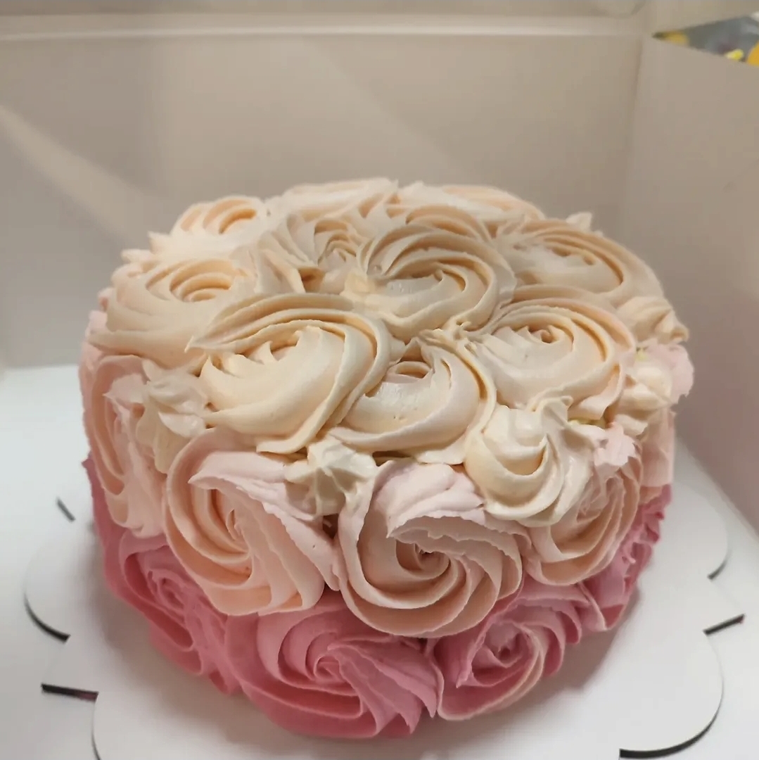 Rose Ombre Birthday Cake