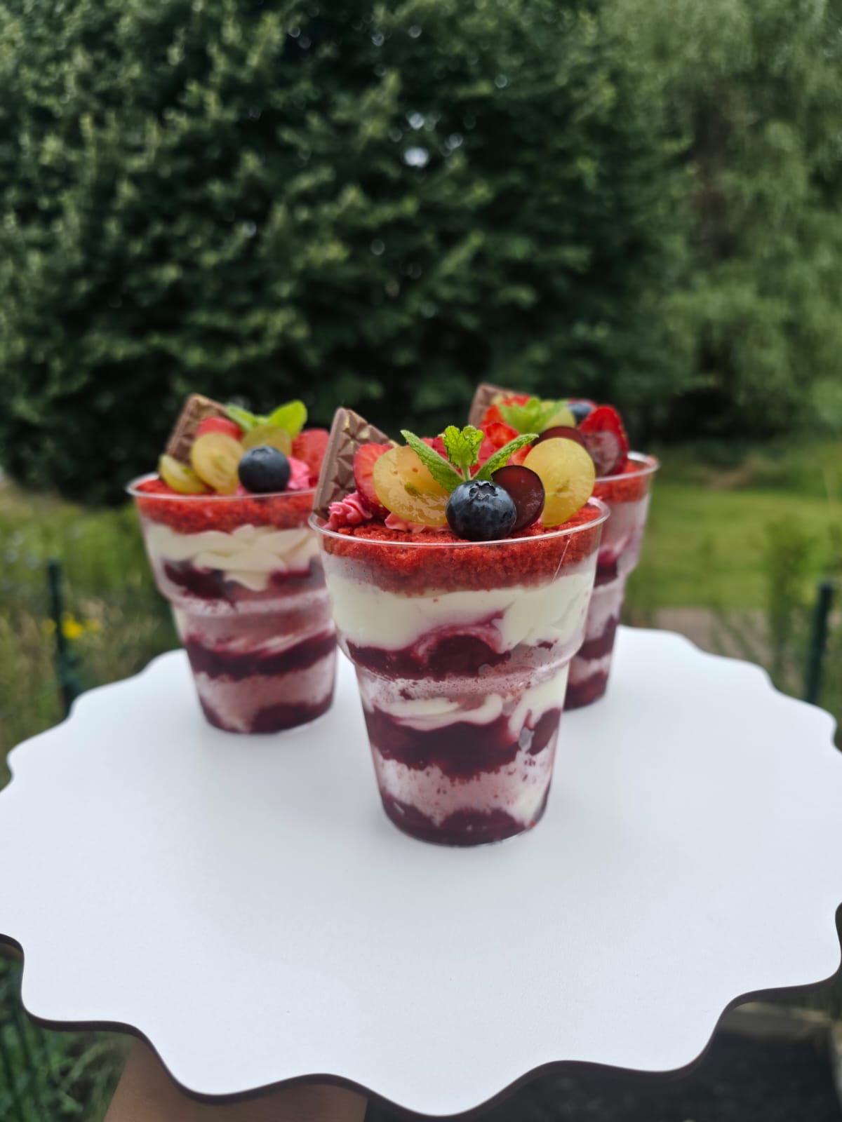 Red Velvet Dessert Cups