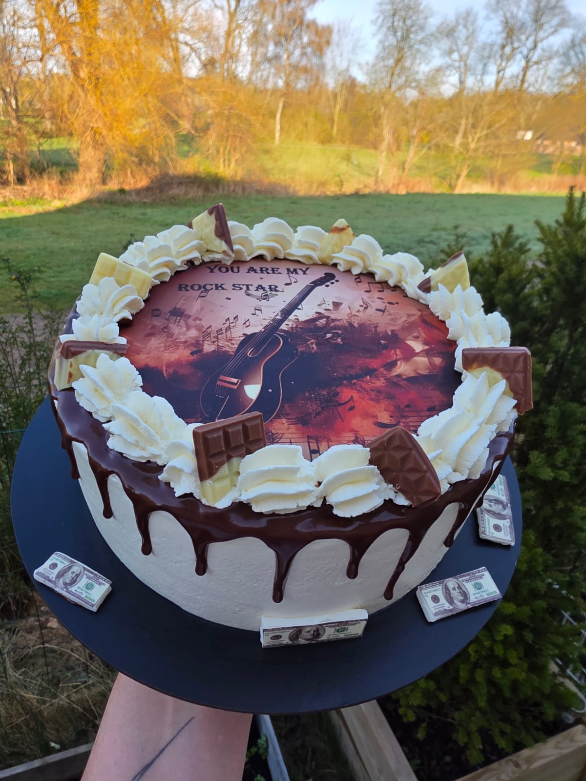 Rock Star Guitar Cake