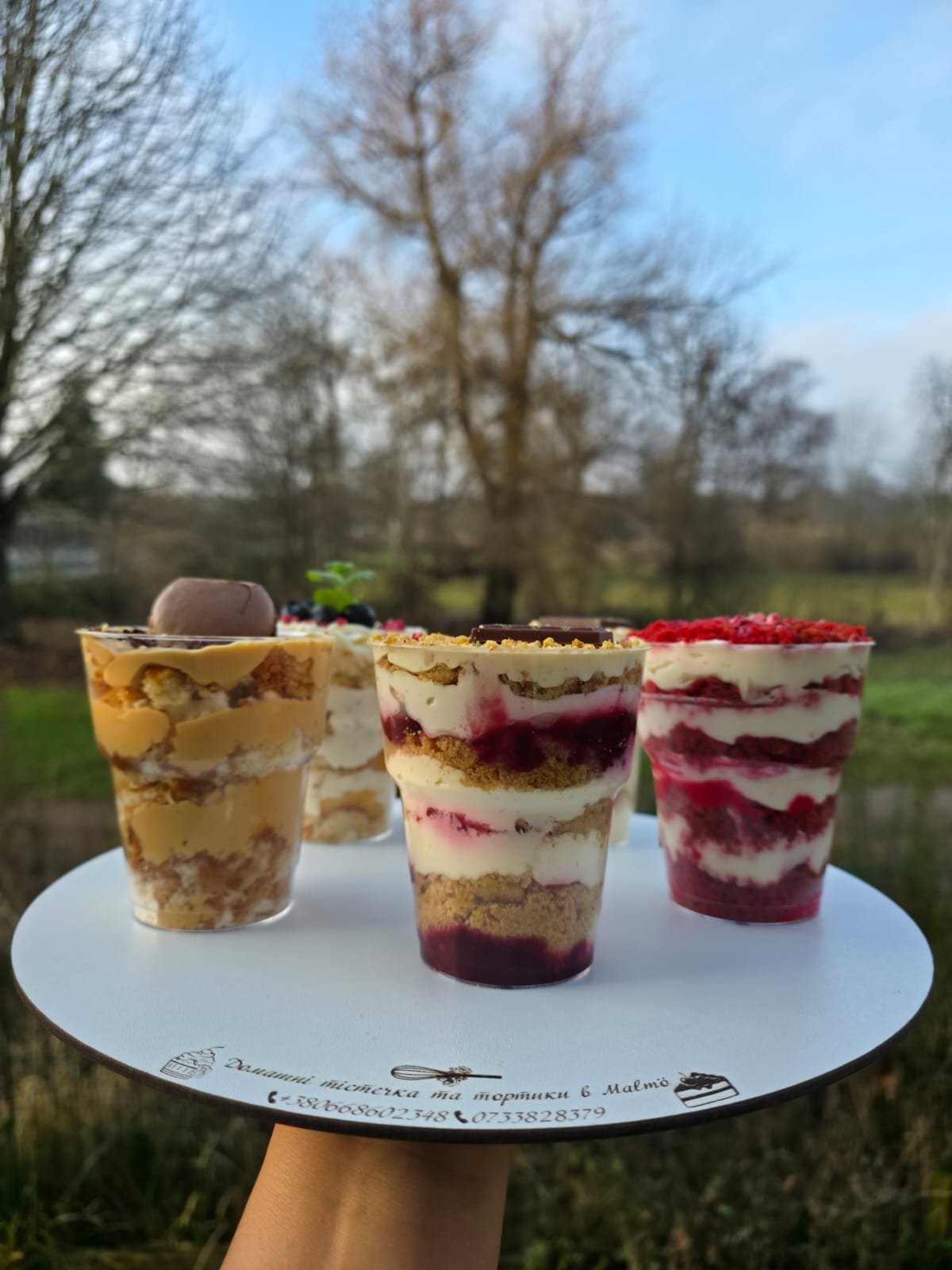 Layered Dessert Cup Assortment