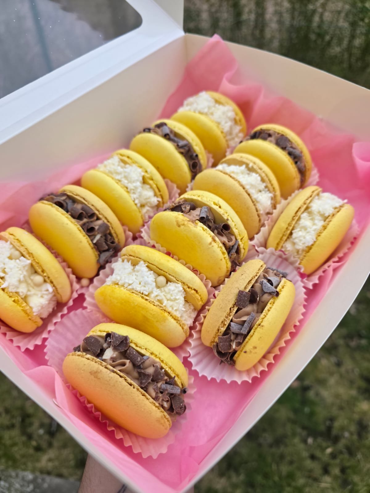 Yellow Macaron Gift Box